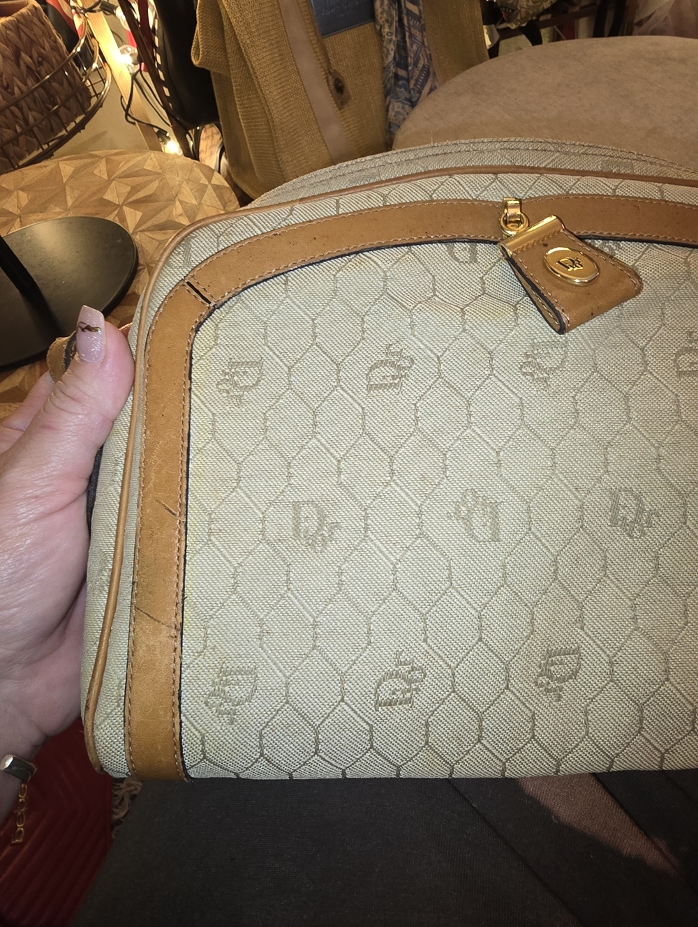 Vintage Christian Dior Honeycomb Bag - Picture 10 of 15